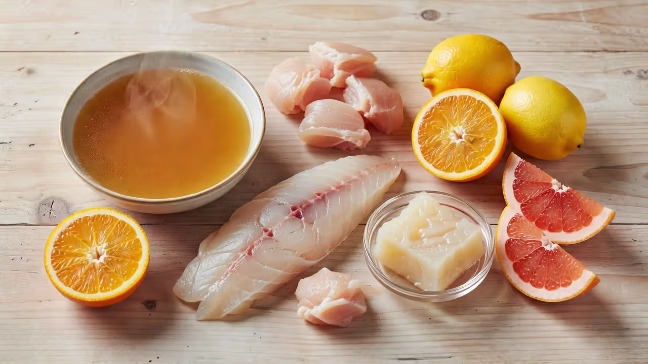 Продукты питания богатые коллагеном и витамином С